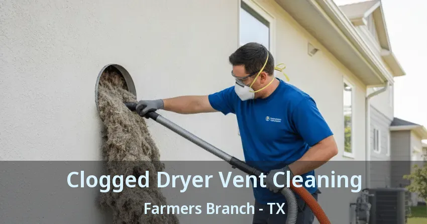 Clogged Dryer Vent Cleaning Farmers Branch - TX