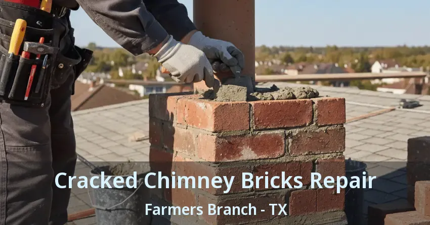 Cracked Chimney Bricks Repair Farmers Branch - TX
