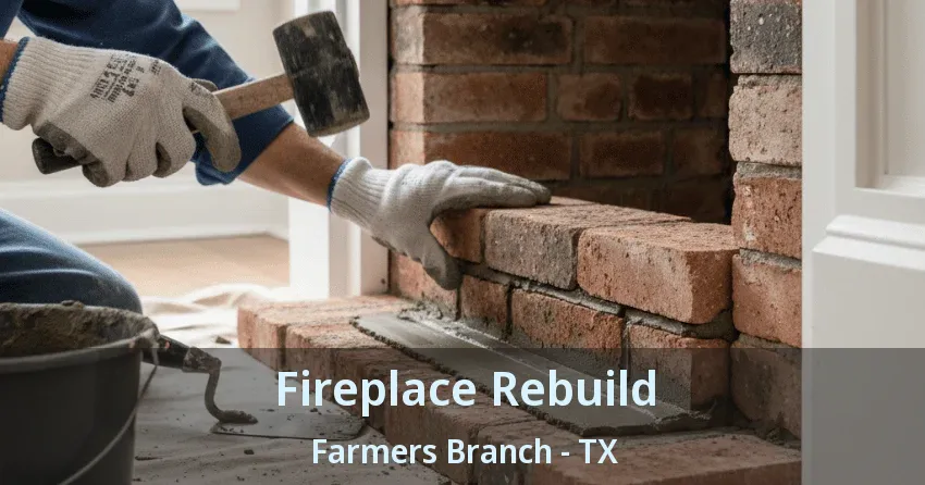 Fireplace Rebuild Farmers Branch - TX