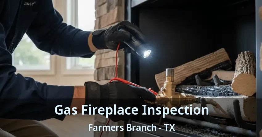 Gas Fireplace Inspection Farmers Branch - TX