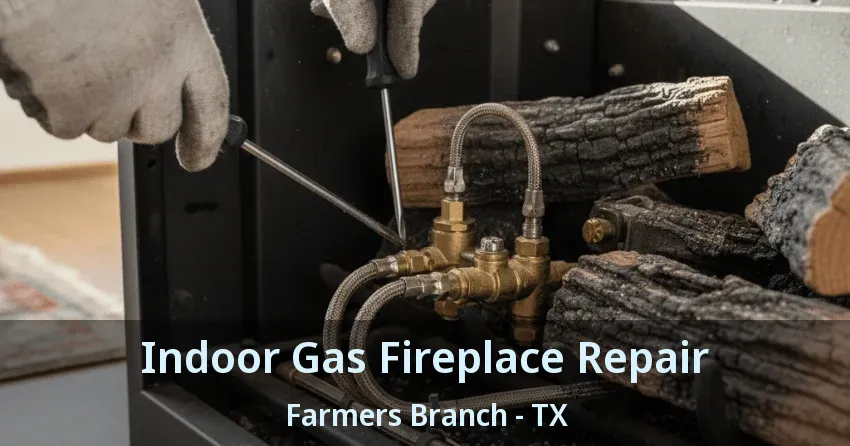 Indoor Gas Fireplace Repair Farmers Branch - TX