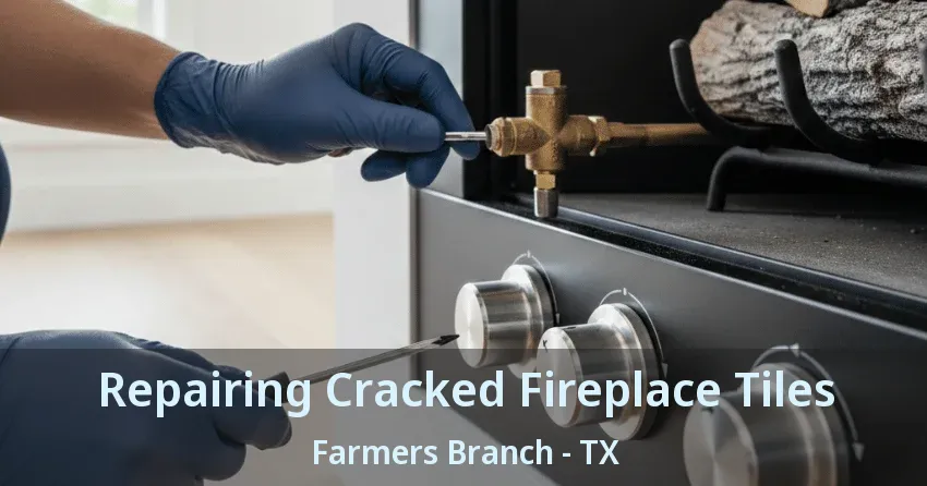 Repairing Cracked Fireplace Tiles Farmers Branch - TX