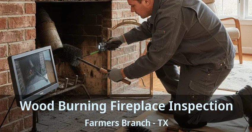 Wood Burning Fireplace Inspection Farmers Branch - TX